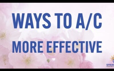 7 Ways to make my AC more effective