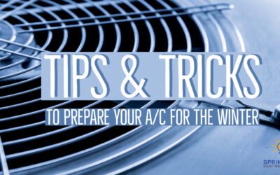 Tips & Tricks to Prepare Your A/C for the Winter 